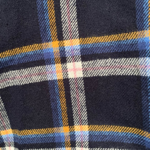 Plaid Flannel Boyfriend Shirt - Picture 1 of 11